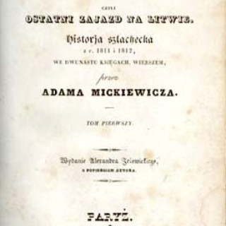 Pan Tadeusz 1834