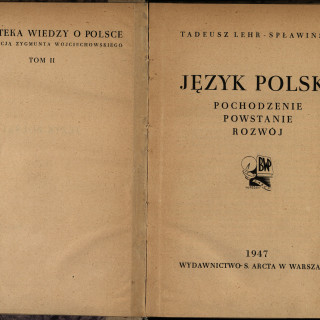 Lehr-Spławiński-Język-polski-1947